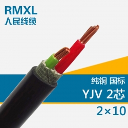 YJV2*10交聯(lián)聚乙烯絕緣工業(yè)電纜